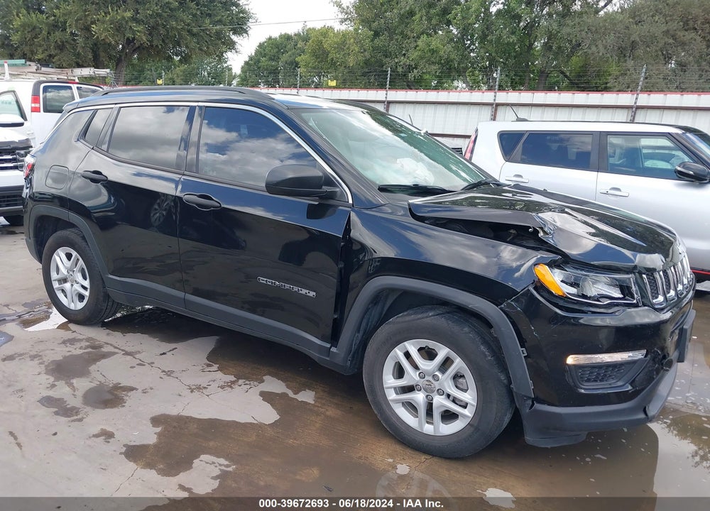 2021 JEEP COMPASS SPORT FWD VIN: 3C4NJCAB8MT564105
