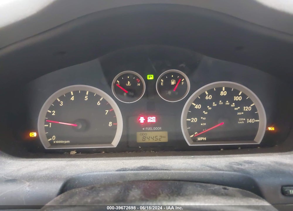 2005 HYUNDAI SANTA FE GLS VIN: KM8SC73D35U940179