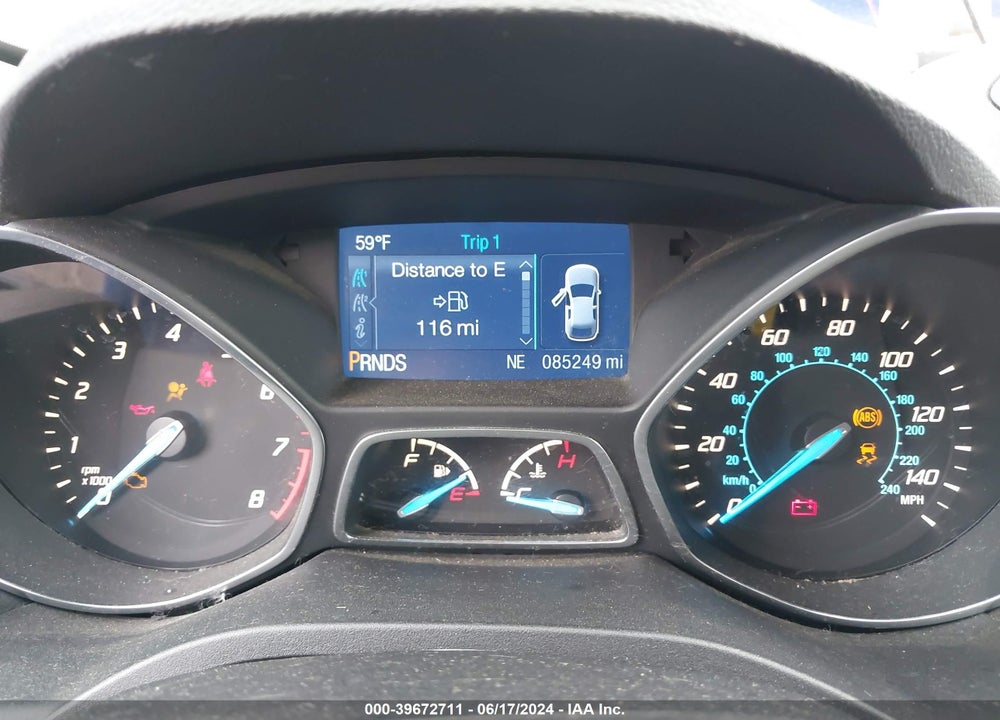2015 FORD ESCAPE SE VIN: 1FMCU0GX0FUA52746