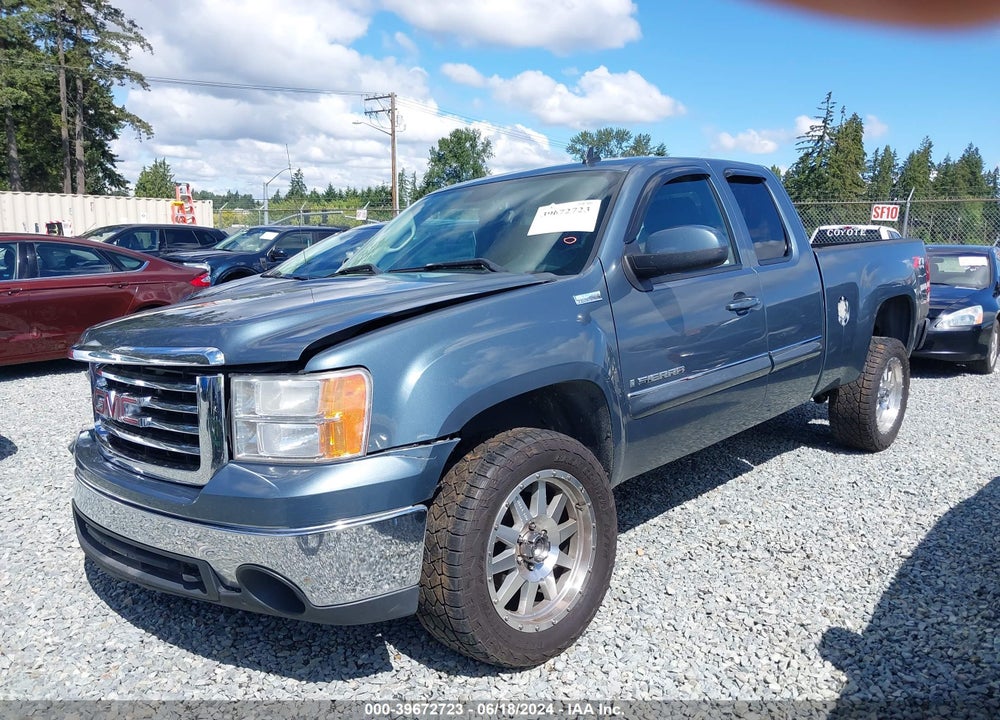 2008 GMC SIERRA 1500 SLT VIN: 2GTEK19JX81226676