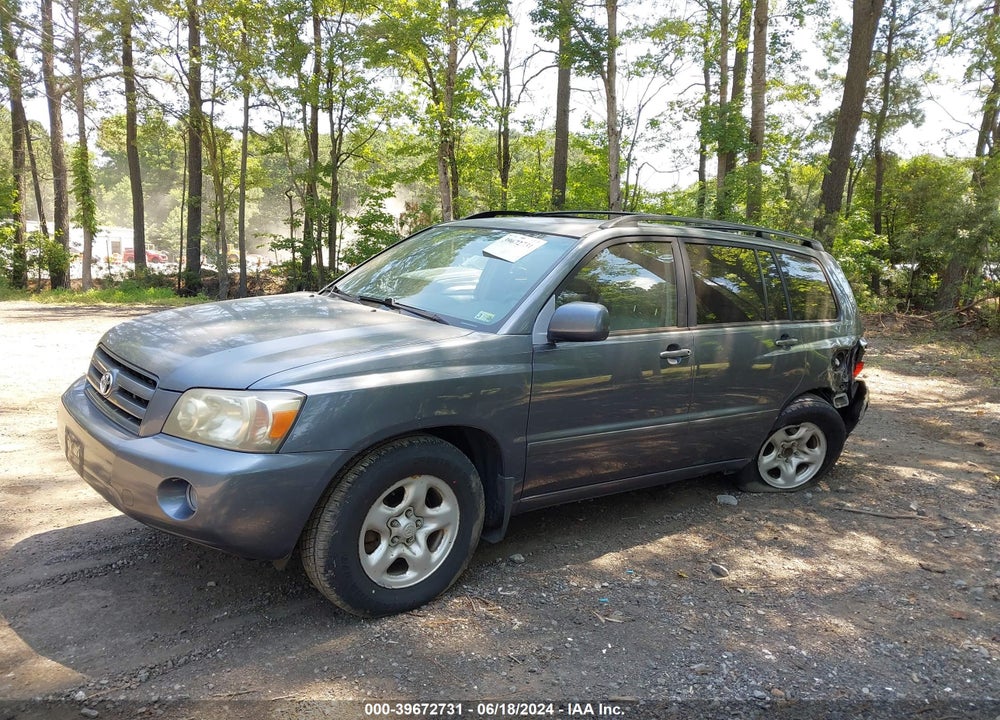 2005 TOYOTA HIGHLANDER VIN: JTEGD21A050117280