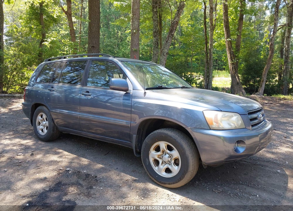 2005 TOYOTA HIGHLANDER VIN: JTEGD21A050117280