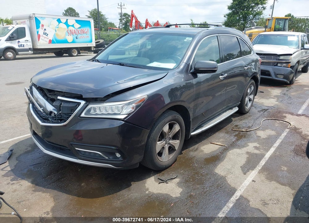 2014 ACURA MDX VIN: 5FRYD4H26EB020913