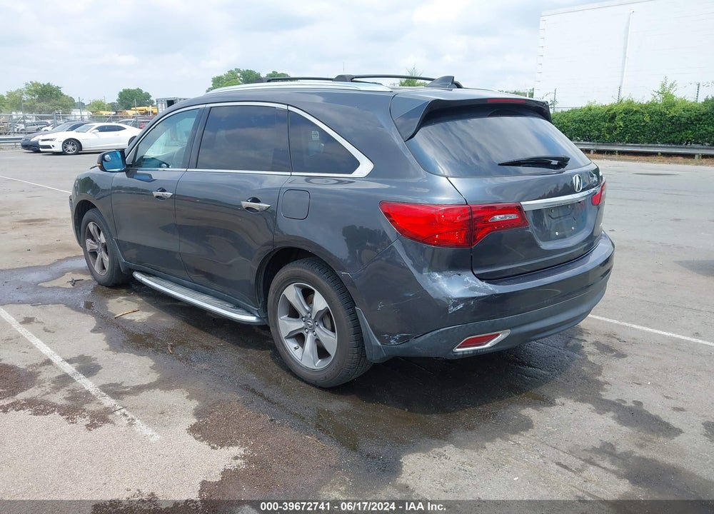 2014 ACURA MDX VIN: 5FRYD4H26EB020913