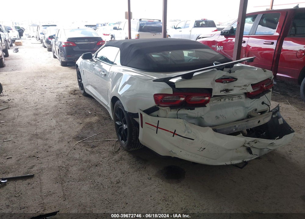 2020 CHEVROLET CAMARO RWD 1LT VIN: 1G1FB3DX7L0119657