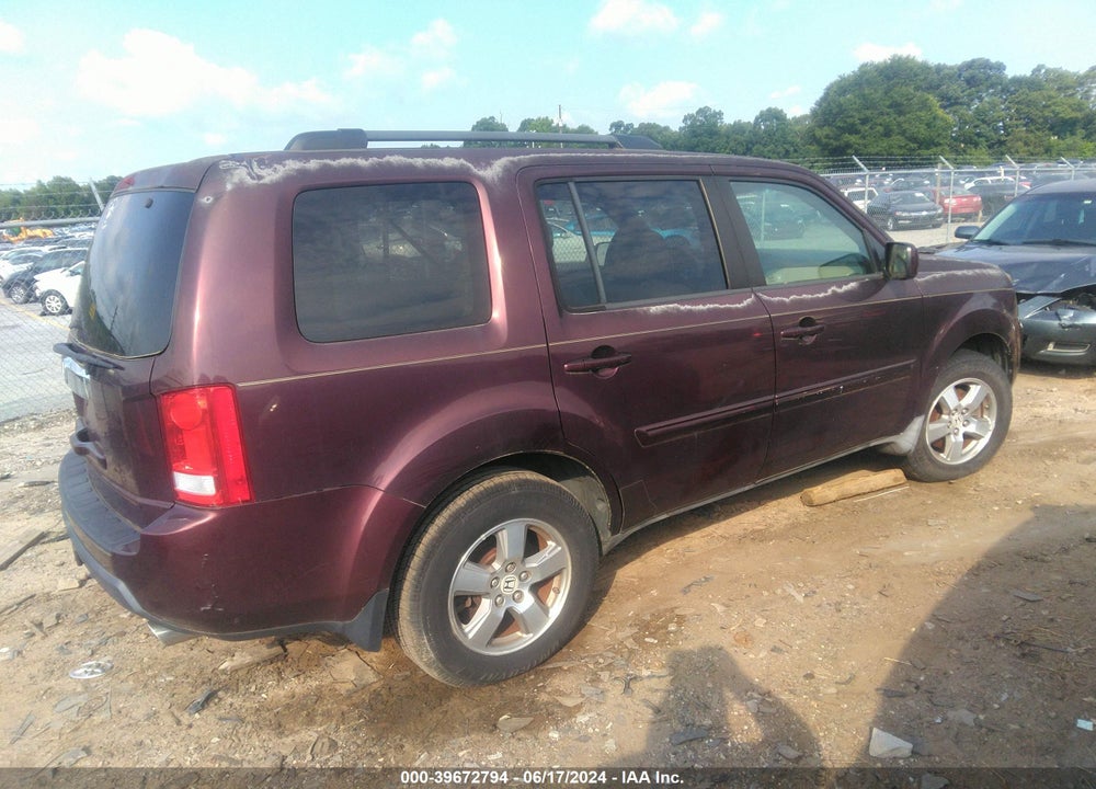 2009 HONDA PILOT EX-L VIN: 5FNYF38509B023943