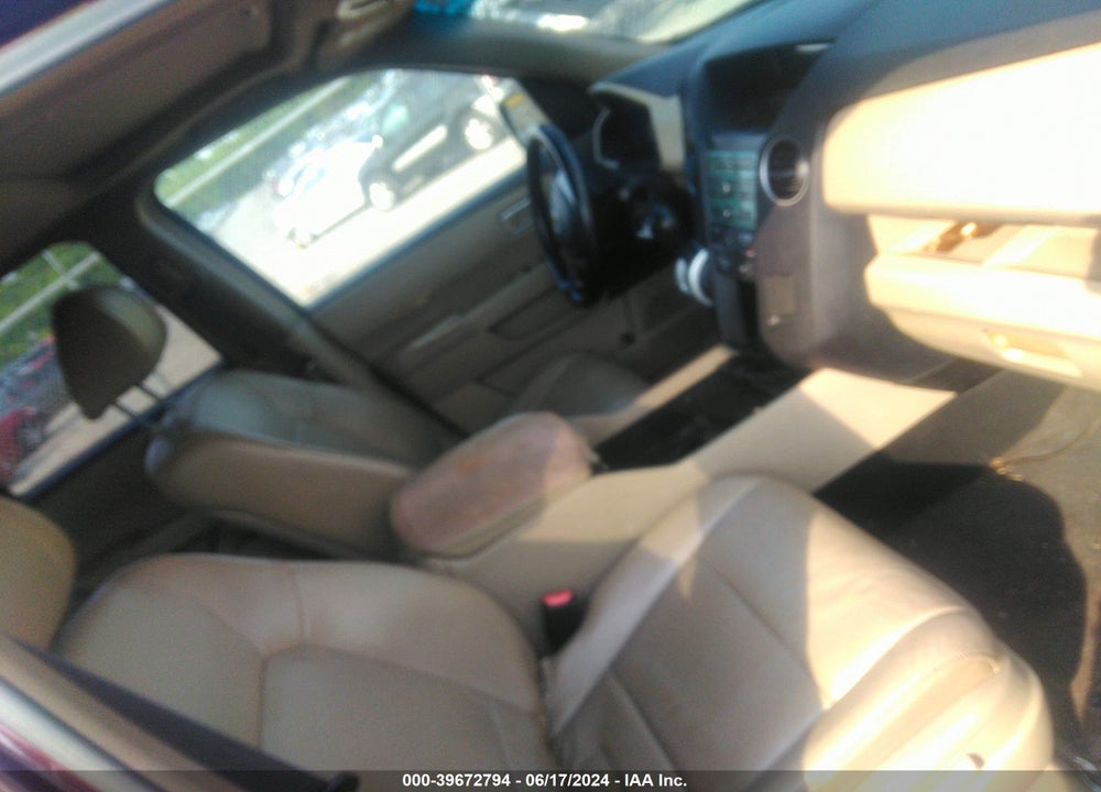 2009 HONDA PILOT EX-L VIN: 5FNYF38509B023943