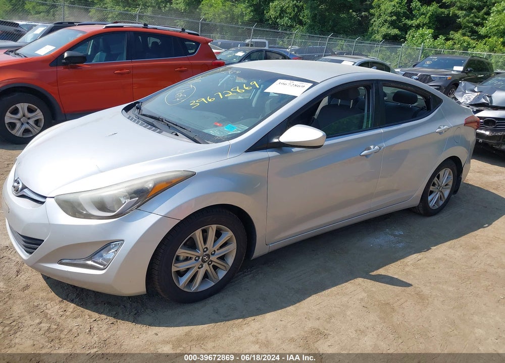 2015 HYUNDAI ELANTRA SE VIN: KMHDH4AE7FU237481