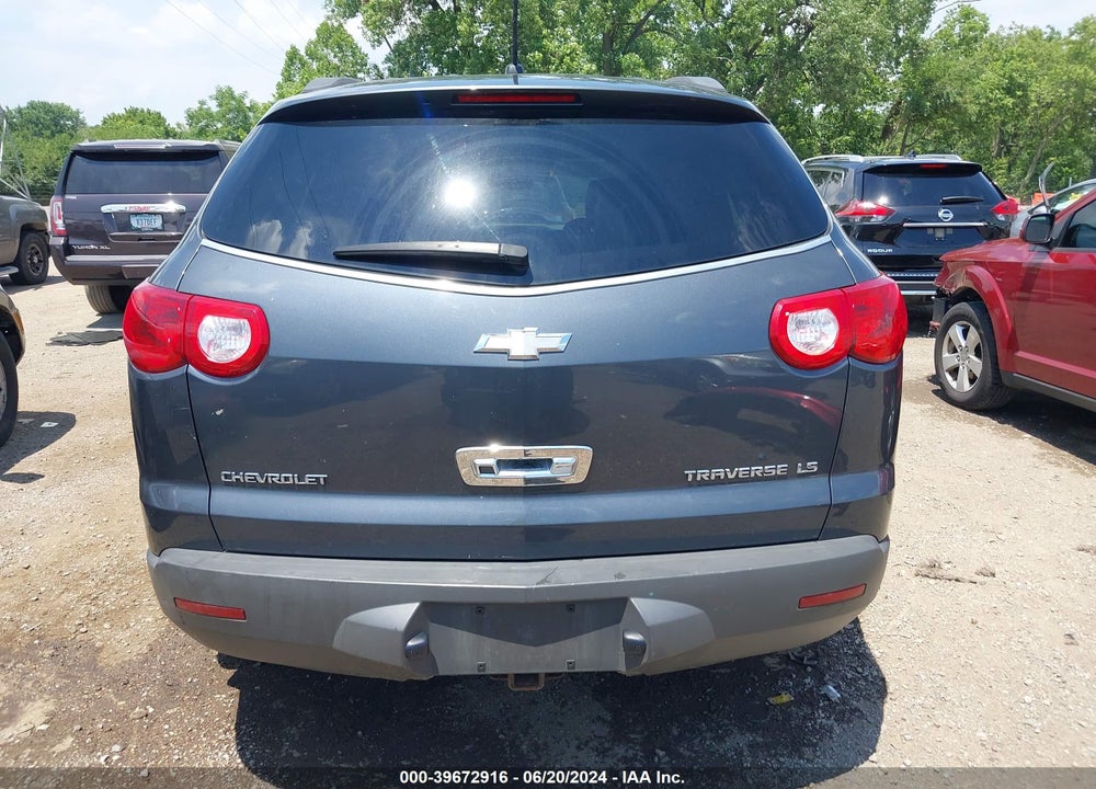 2009 CHEVROLET TRAVERSE LS VIN: 1GNER13D89S138331
