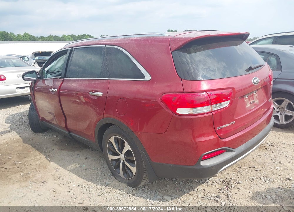 2017 KIA SORENTO 3.3L EX VIN: 5XYPH4A52HG279417