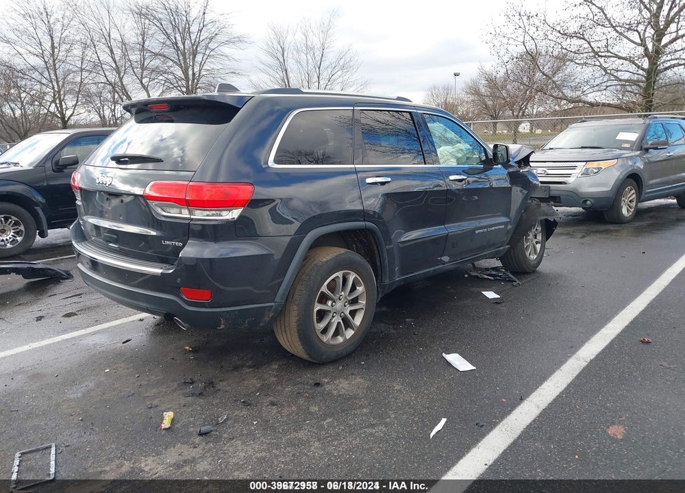 2016 JEEP GRAND CHEROKEE LIMITED VIN: 1C4RJFBG1GC422059