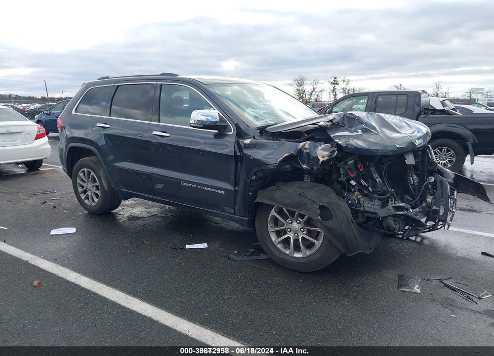 2016 JEEP GRAND CHEROKEE LIMITED VIN: 1C4RJFBG1GC422059
