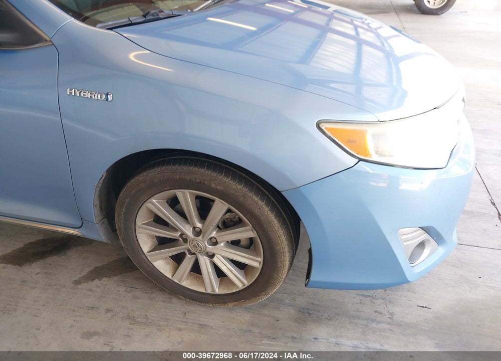2014 TOYOTA CAMRY HYBRID XLE VIN: 4T1BD1FK7EU106565