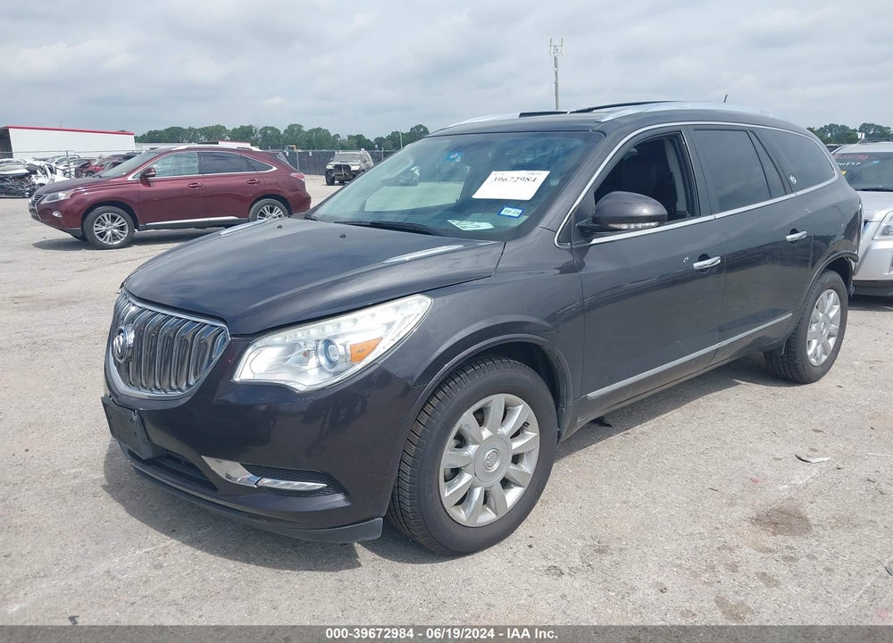 2014 BUICK ENCLAVE LEATHER VIN: 5GAKRBKDXEJ244980