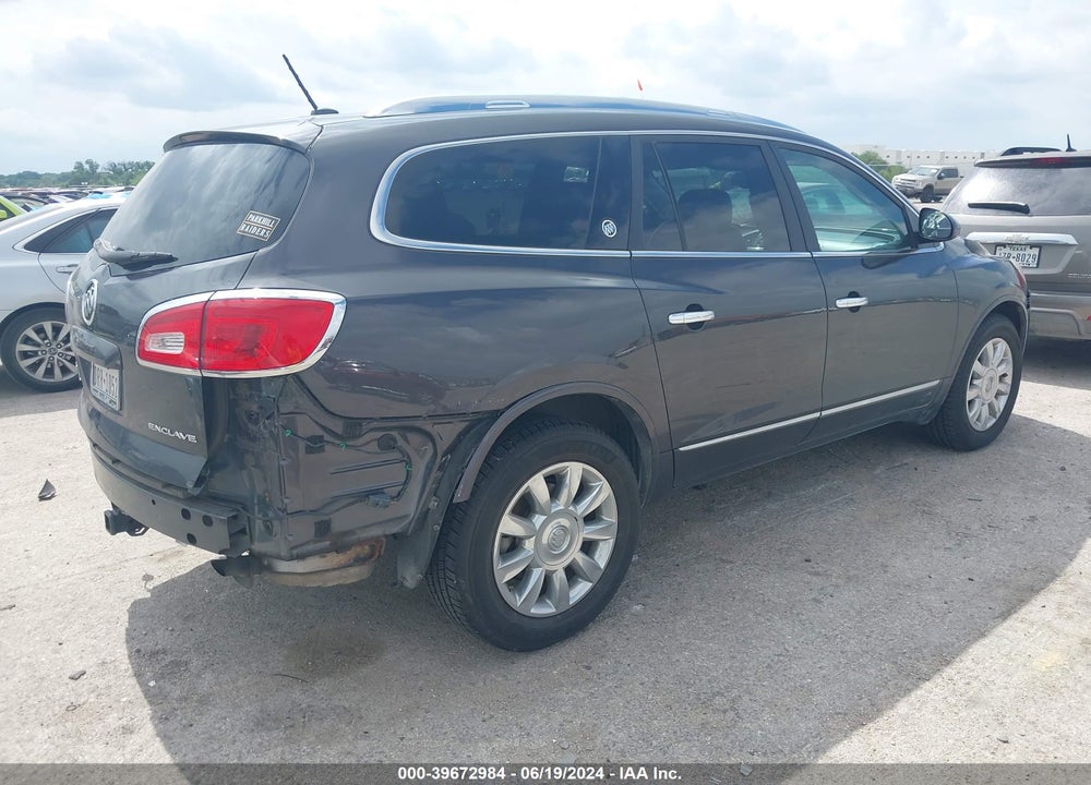 2014 BUICK ENCLAVE LEATHER VIN: 5GAKRBKDXEJ244980