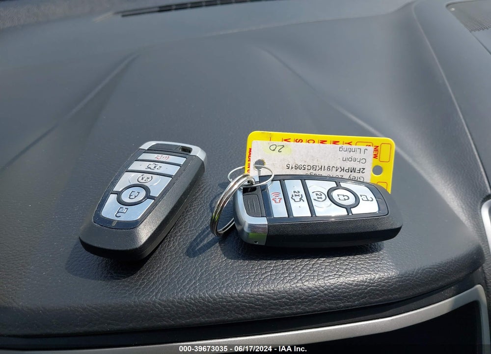 2019 FORD EDGE SEL VIN: 2FMPK4J91KBC59915