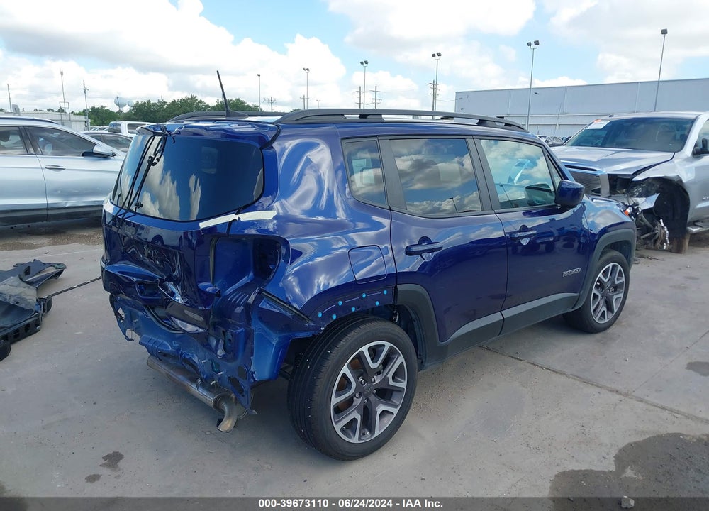 2018 JEEP RENEGADE LATITUDE FWD VIN: ZACCJABB6JPG80996