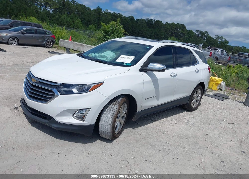 2020 CHEVROLET EQUINOX FWD PREMIER 1.5L TURBO VIN: 3GNAXNEV8LS707157