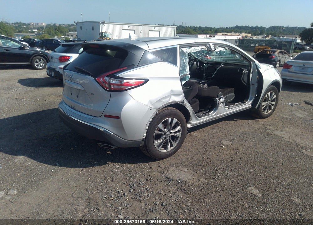 2018 NISSAN MURANO S VIN: 5N1AZ2MH1JN123649