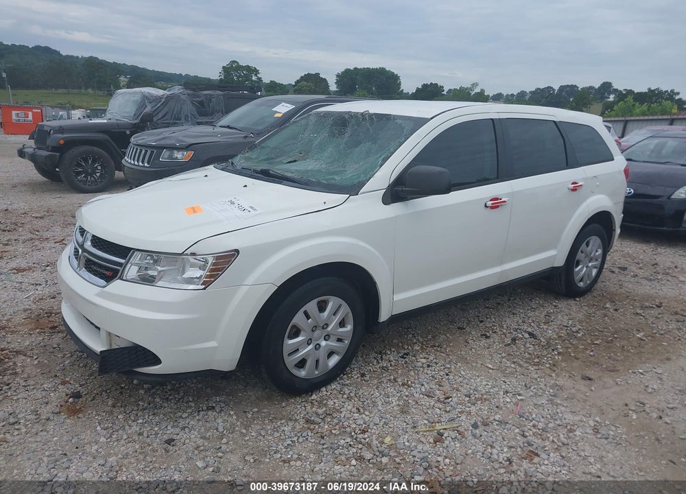 2014 DODGE JOURNEY AMERICAN VALUE PKG VIN: 3C4PDCAB6ET280280