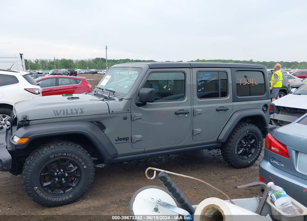 2023 JEEP WRANGLER 4-DOOR WILLYS 4X4 VIN: 1C4HJXDN3PW526256