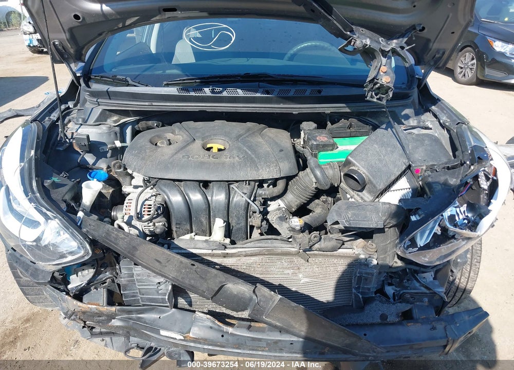 2014 HYUNDAI ELANTRA SE VIN: 5NPDH4AE1EH491183