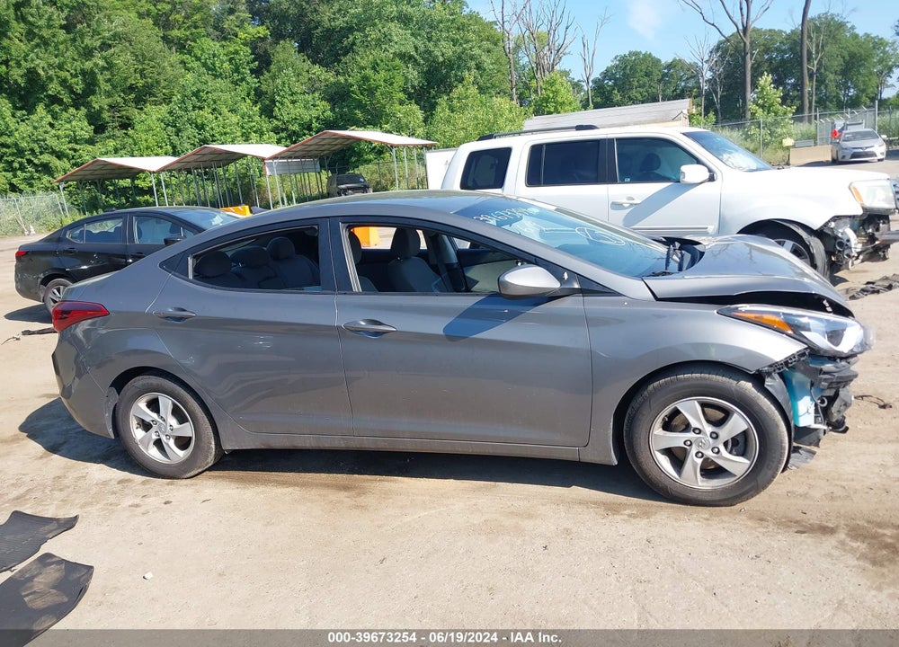 2014 HYUNDAI ELANTRA SE VIN: 5NPDH4AE1EH491183