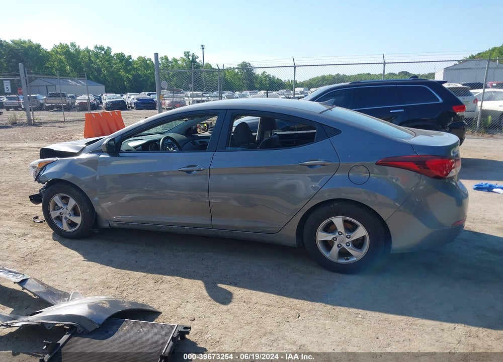 2014 HYUNDAI ELANTRA SE VIN: 5NPDH4AE1EH491183
