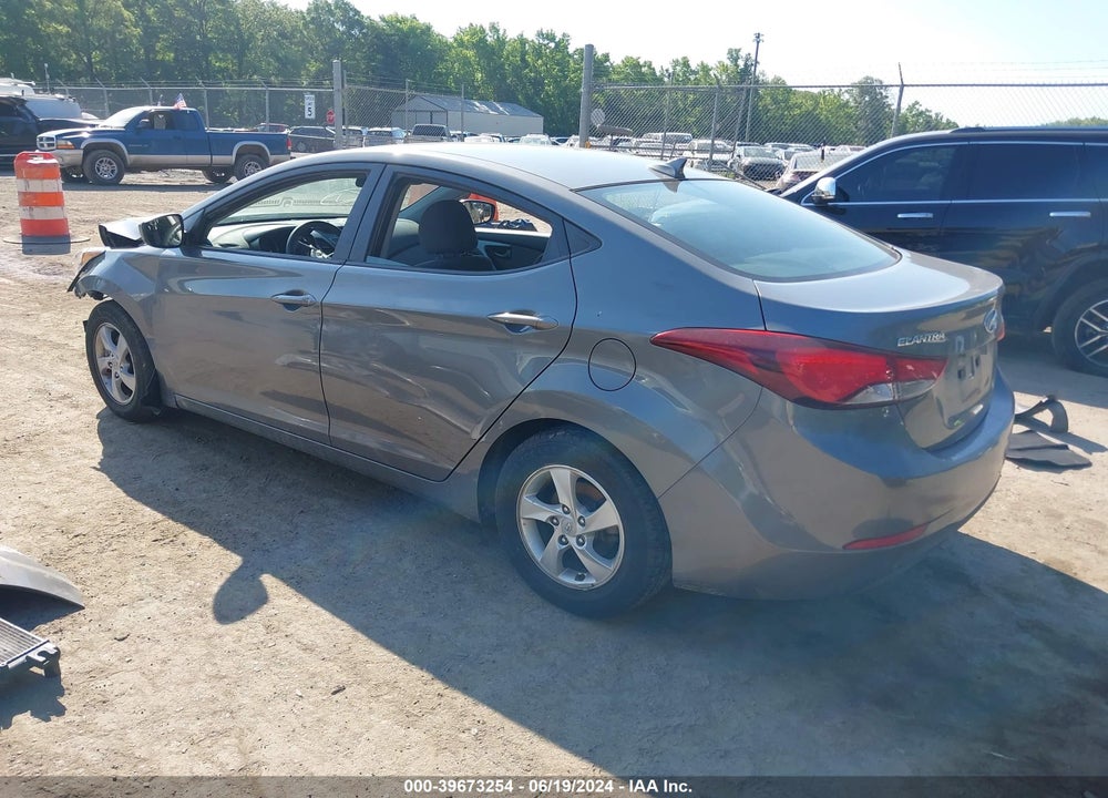 2014 HYUNDAI ELANTRA SE VIN: 5NPDH4AE1EH491183