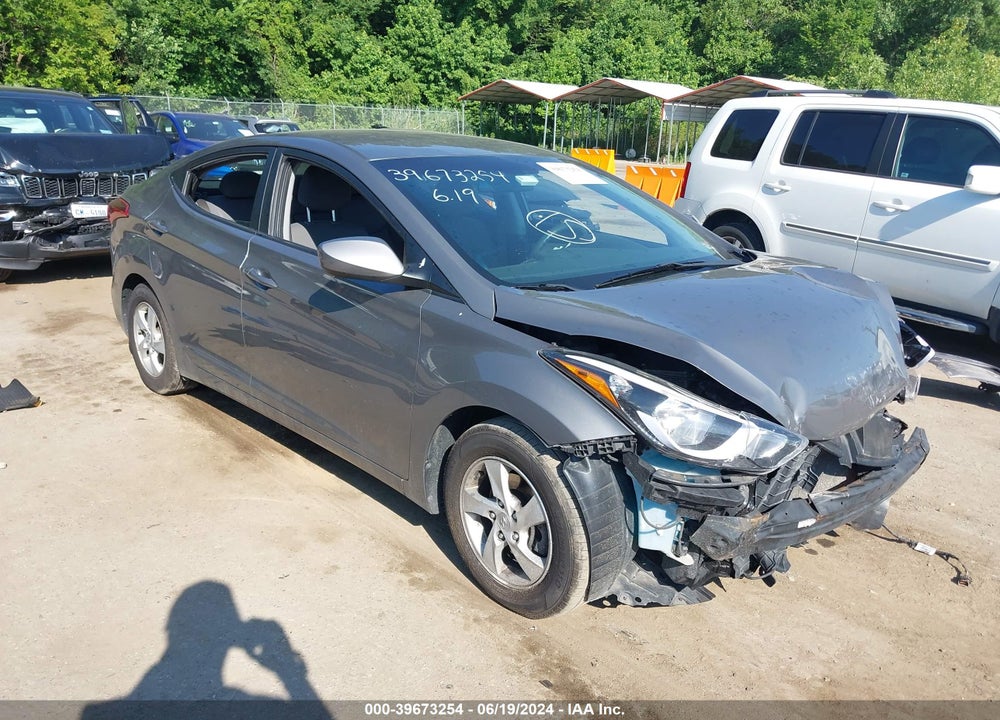 2014 HYUNDAI ELANTRA SE VIN: 5NPDH4AE1EH491183