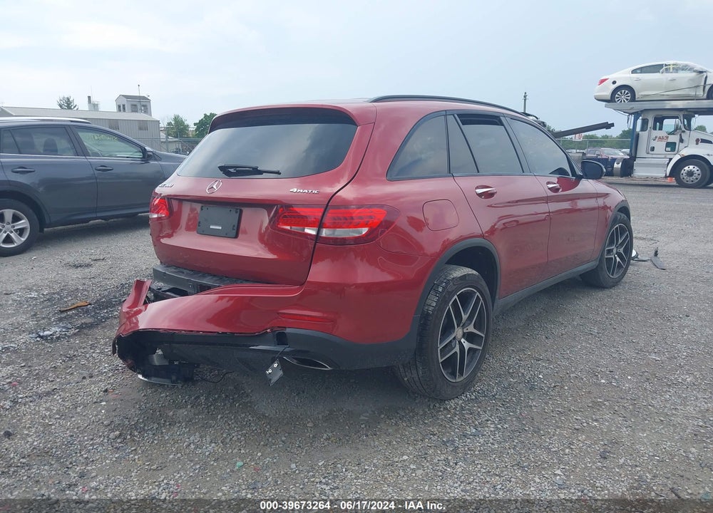 2017 MERCEDES-BENZ GLC 300 4MATIC VIN: WDC0G4KB0HF117646