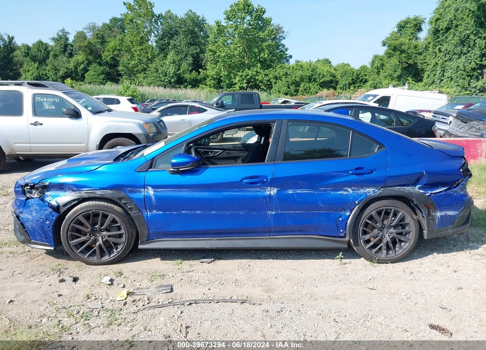 2022 SUBARU WRX PREMIUM VIN: JF1VBAH6XN8031429