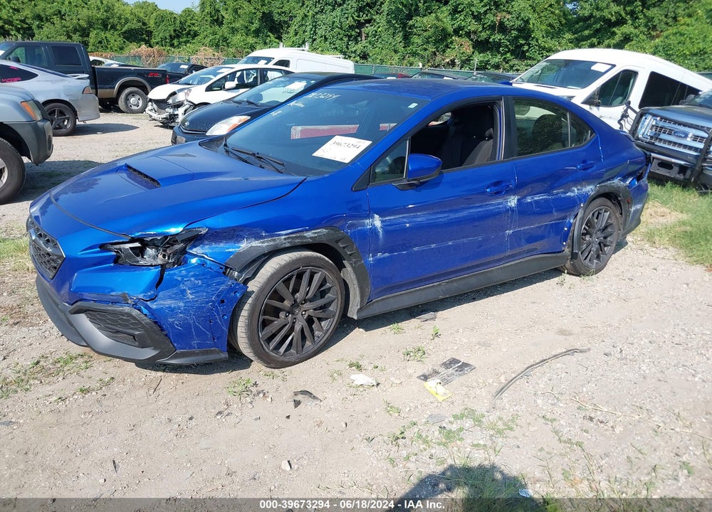 2022 SUBARU WRX PREMIUM VIN: JF1VBAH6XN8031429