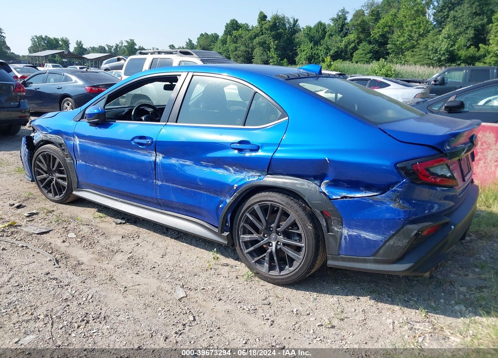 2022 SUBARU WRX PREMIUM VIN: JF1VBAH6XN8031429