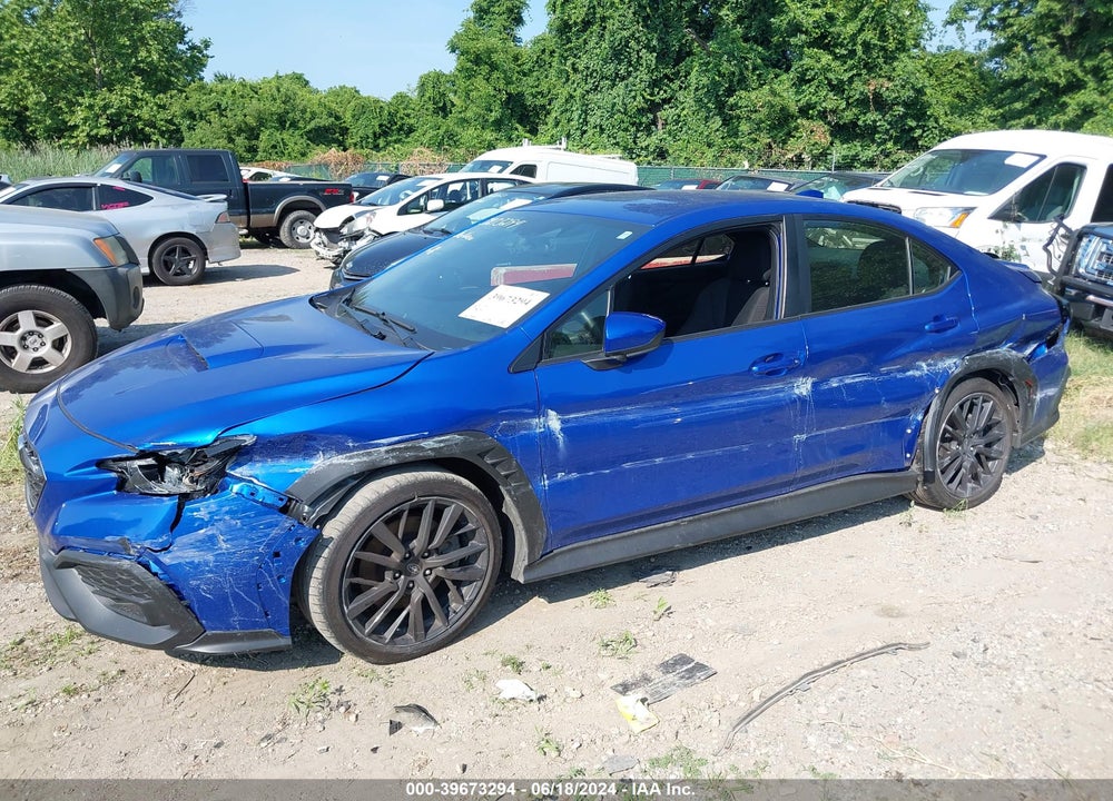 2022 SUBARU WRX PREMIUM VIN: JF1VBAH6XN8031429