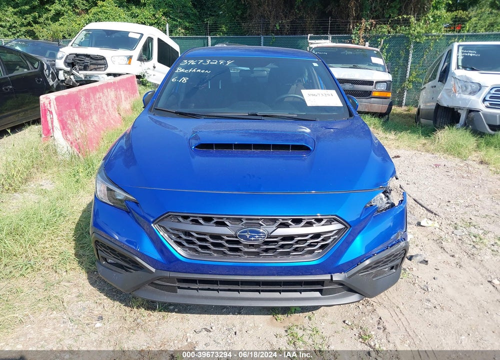 2022 SUBARU WRX PREMIUM VIN: JF1VBAH6XN8031429