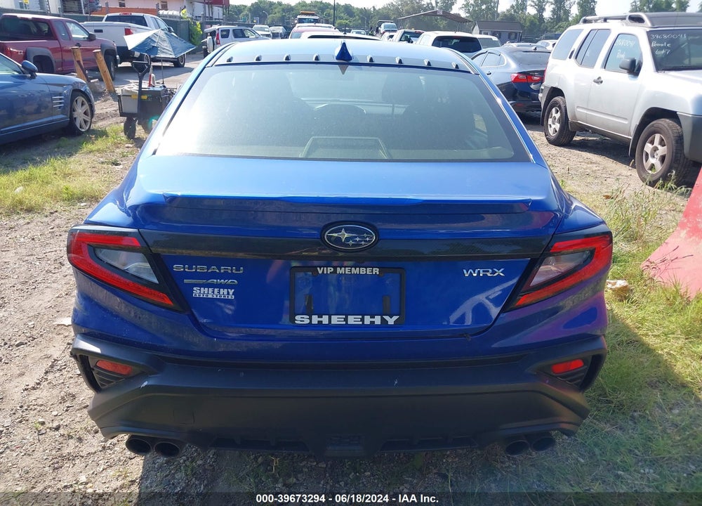 2022 SUBARU WRX PREMIUM VIN: JF1VBAH6XN8031429