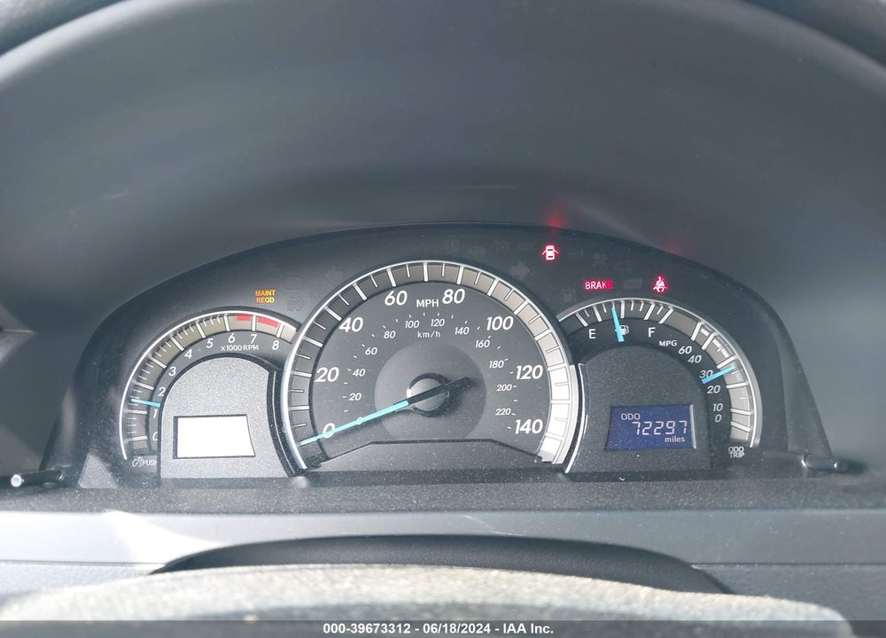 2012 TOYOTA CAMRY SE VIN: 4T1BF1FK7CU056239
