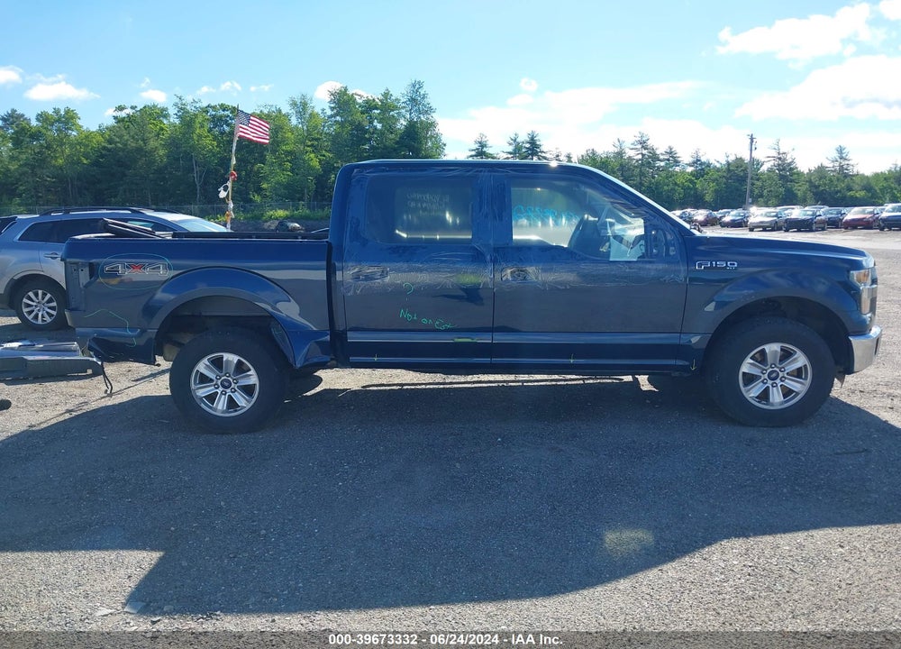 2015 FORD F-150 XLT VIN: 1FTEW1EG8FFB25012
