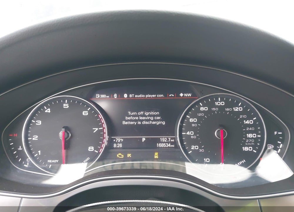 2016 AUDI A6 3.0T PREMIUM PLUS VIN: WAUFGAFC8GN001940
