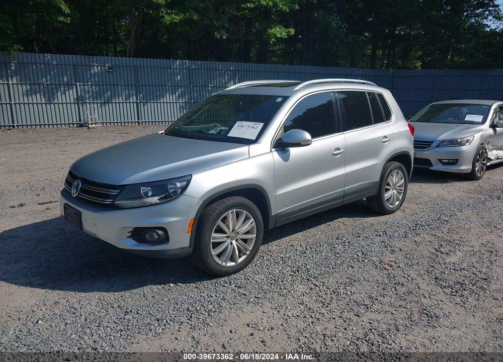 2014 VOLKSWAGEN TIGUAN SEL VIN: WVGBV3AX5EW547630