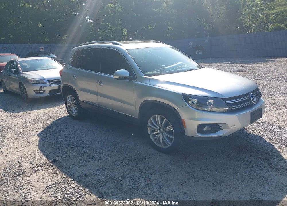 2014 VOLKSWAGEN TIGUAN SEL VIN: WVGBV3AX5EW547630
