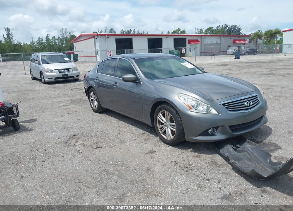 2012 INFINITI G25 JOURNEY VIN: JN1DV6AP0CM812240