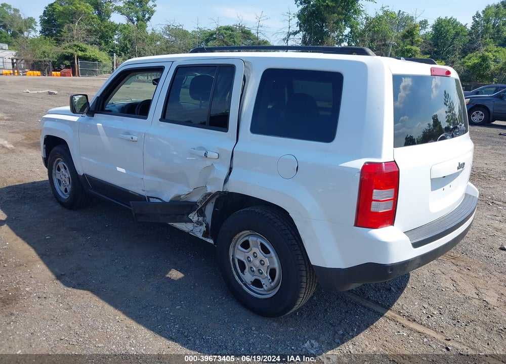 2016 JEEP PATRIOT SPORT VIN: 1C4NJPBA2GD574913