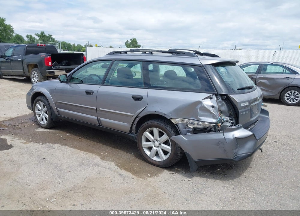 2009 SUBARU OUTBACK 2.5I VIN: 4S4BP61C097313484