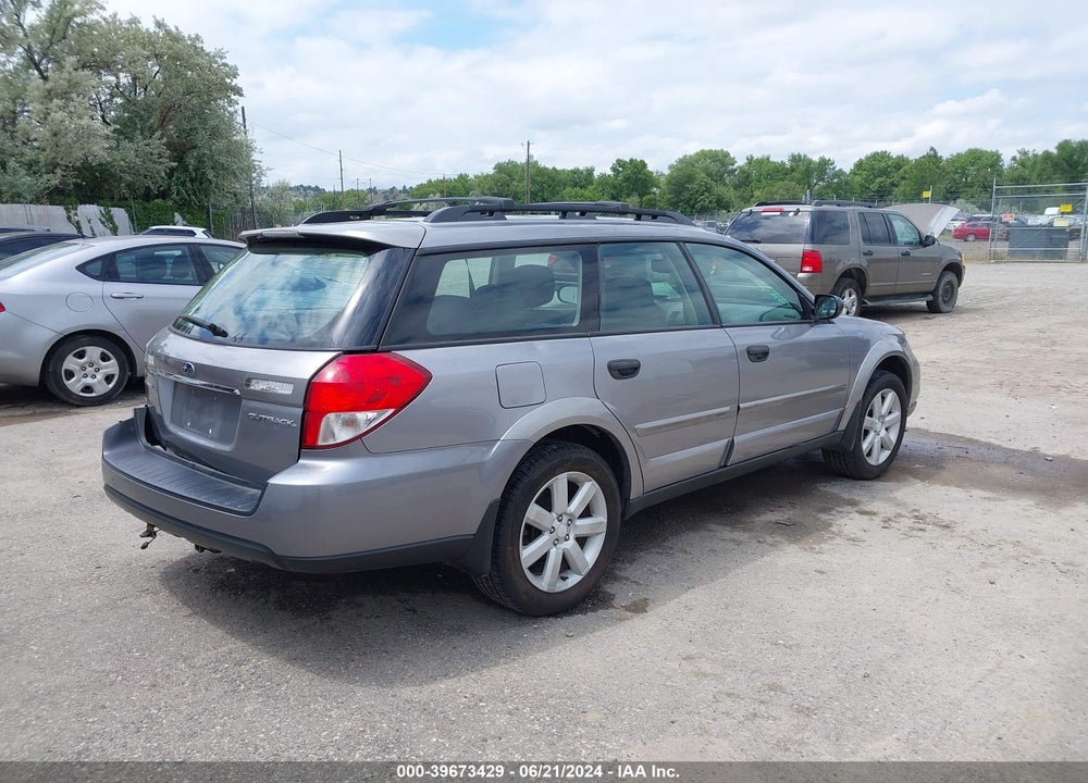 2009 SUBARU OUTBACK 2.5I VIN: 4S4BP61C097313484