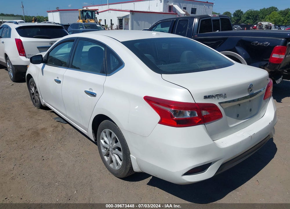 2019 NISSAN SENTRA SV VIN: 3N1AB7AP2KL608548