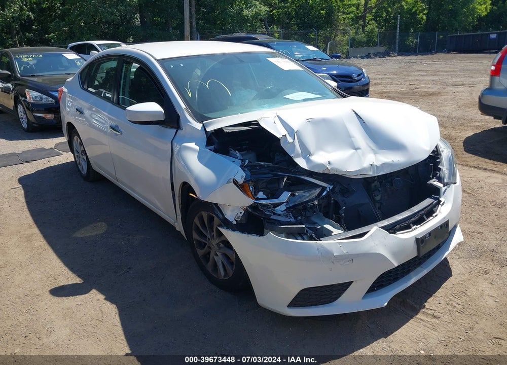 2019 NISSAN SENTRA SV VIN: 3N1AB7AP2KL608548