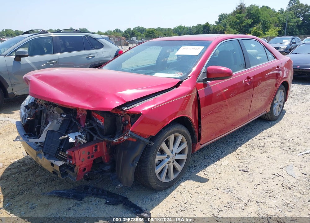 2012 TOYOTA CAMRY XLE V6 VIN: 4T1BK1FK5CU524920
