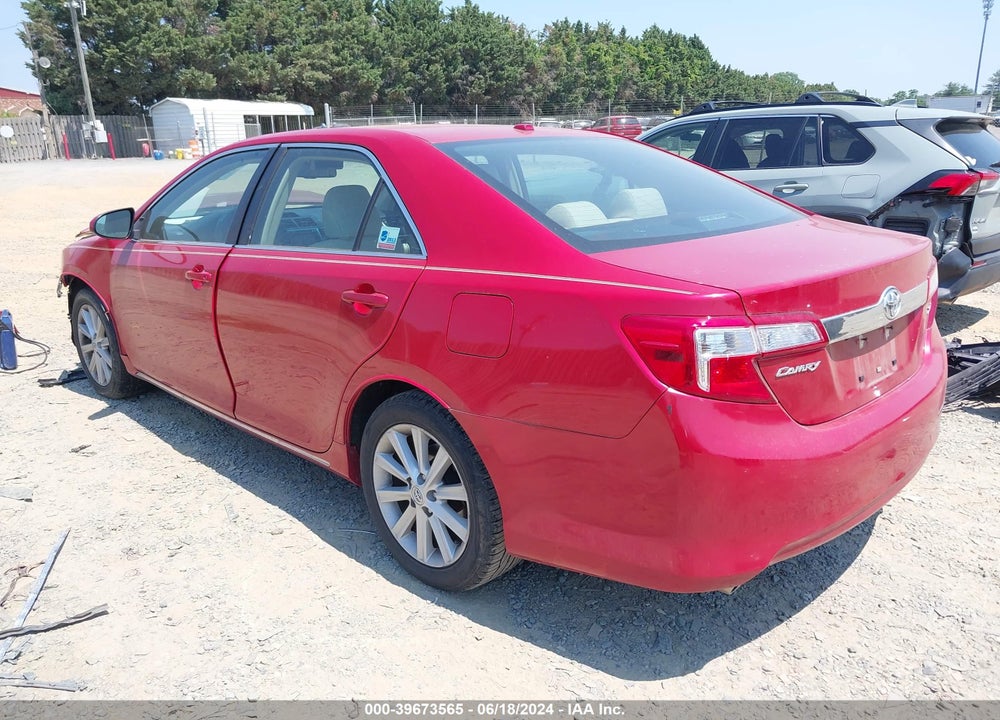 2012 TOYOTA CAMRY XLE V6 VIN: 4T1BK1FK5CU524920
